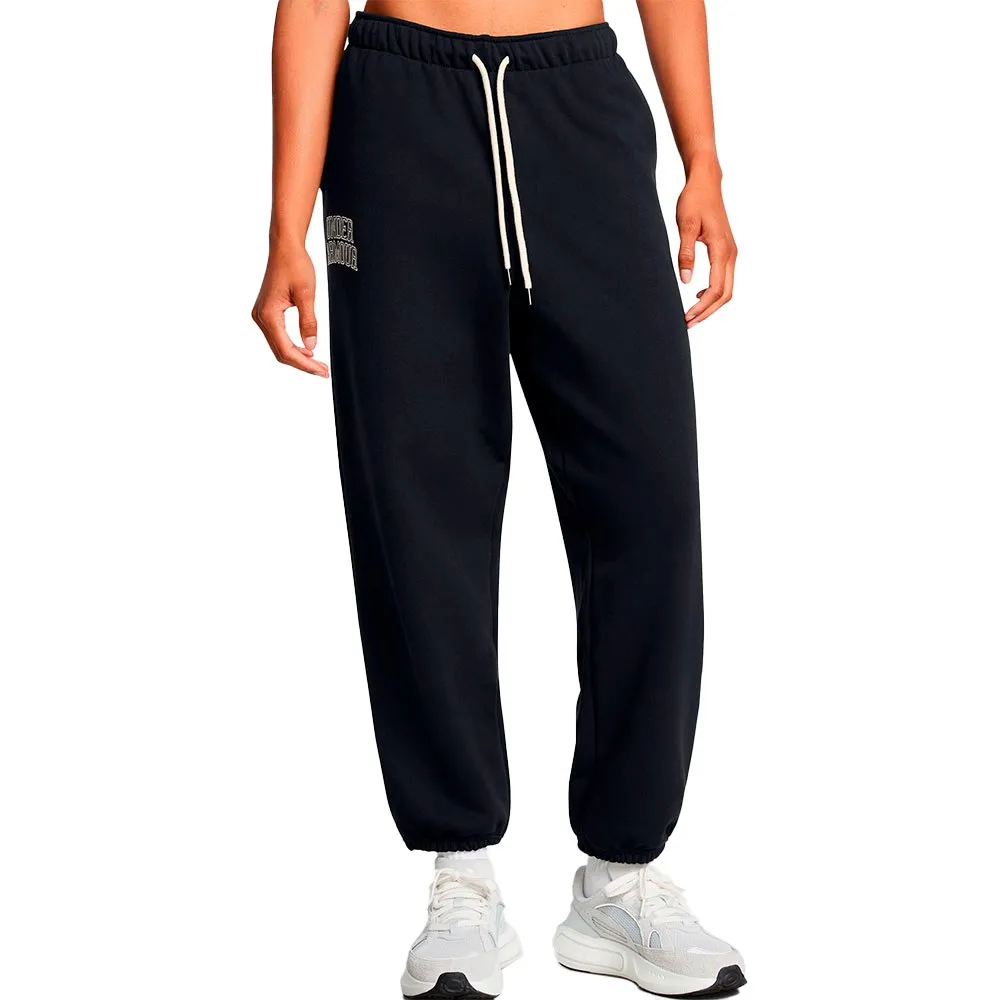

Брюки Under Armour Icon HWT Terry Oversized, черный