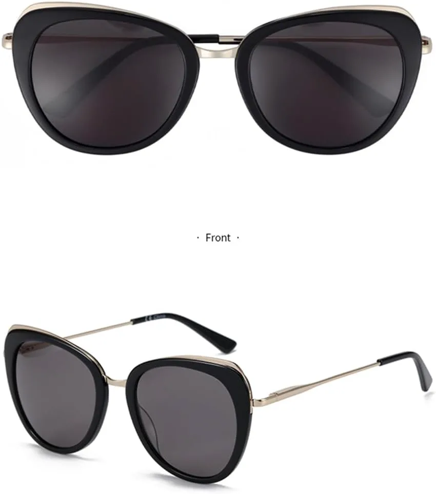 

Женские солнцезащитные очки с покрытием, черные и серые линзы, защитные очки для активного отдыха, очки для вождения, защита от УФ-излучения UV400 SZVVBKK, 001