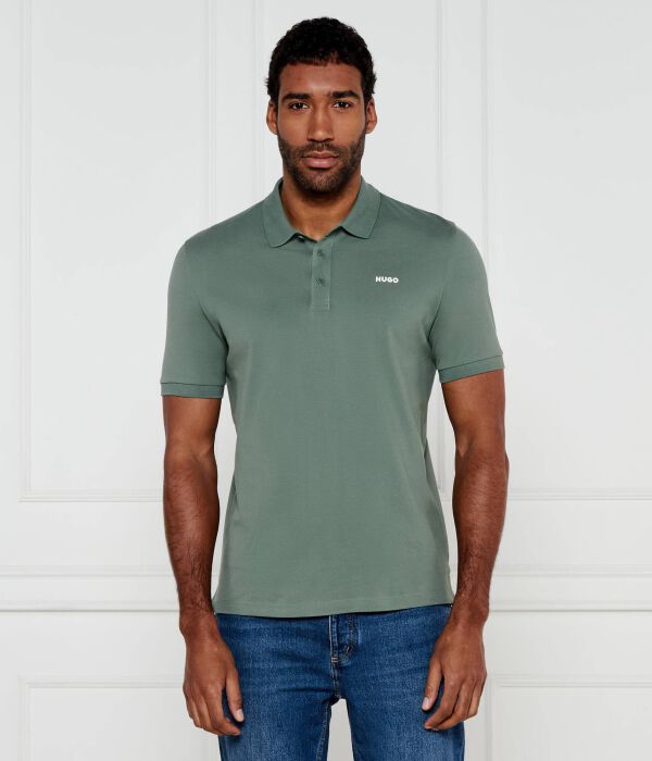 

Рубашка поло Regular fit Hugo, зеленый