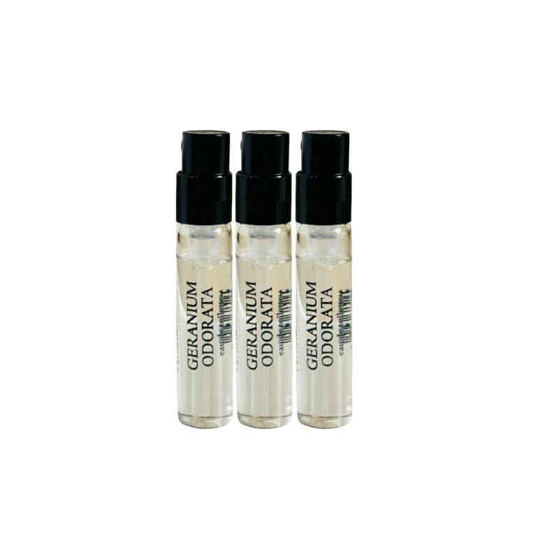 Набор пробников туалетной воды geranium perfume в ароматах geranium cardamom 2мл/2мл*2/2мл*3/2мл*5/2мл*8 Diptyque — фото 3