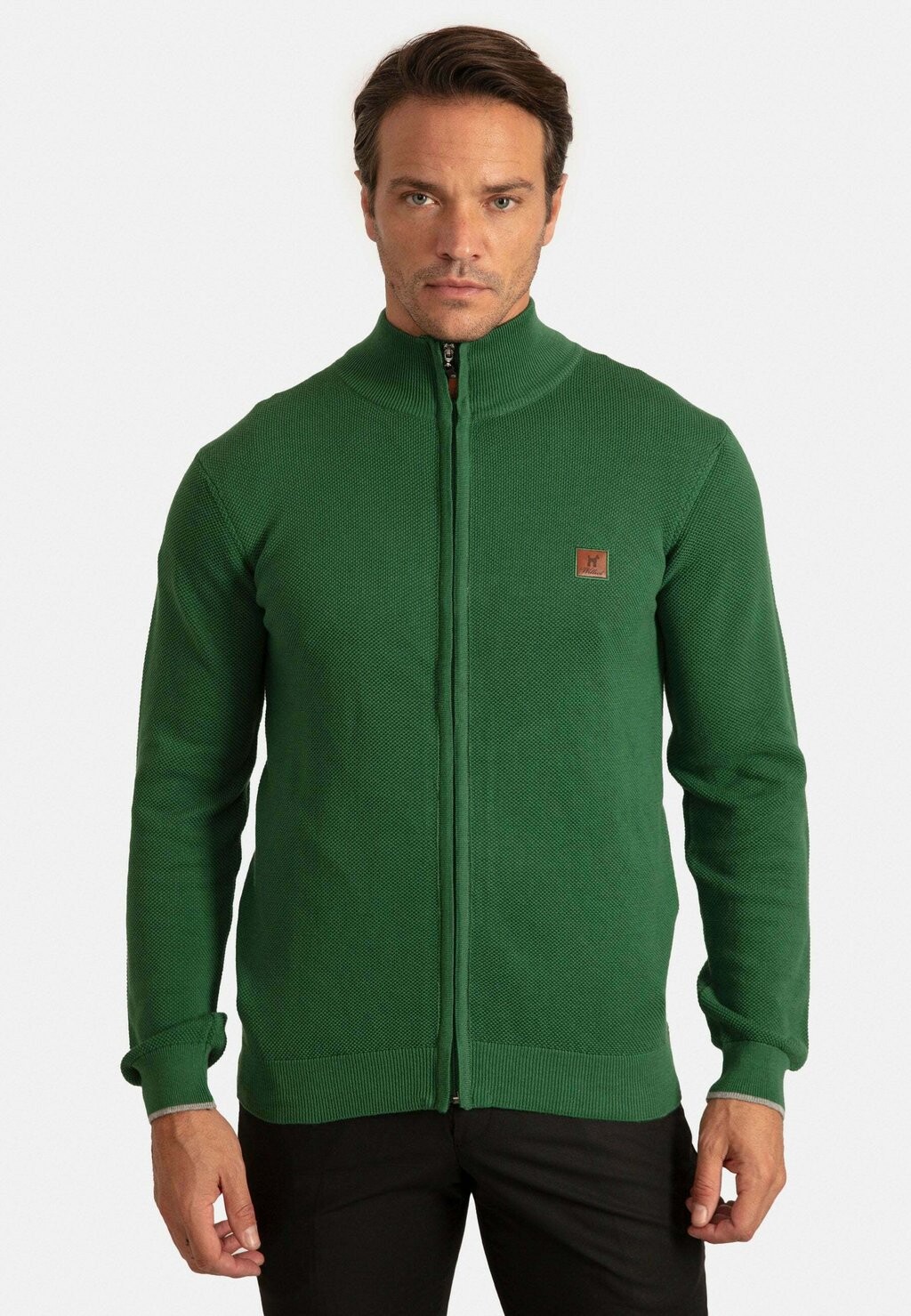 

Кардиган Rice Full Zip Williot, цвет dark green