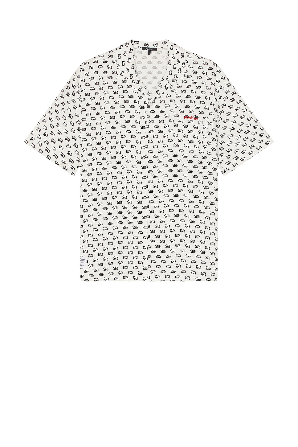 

X keith haring лагерная футболка Malbon Golf, белый