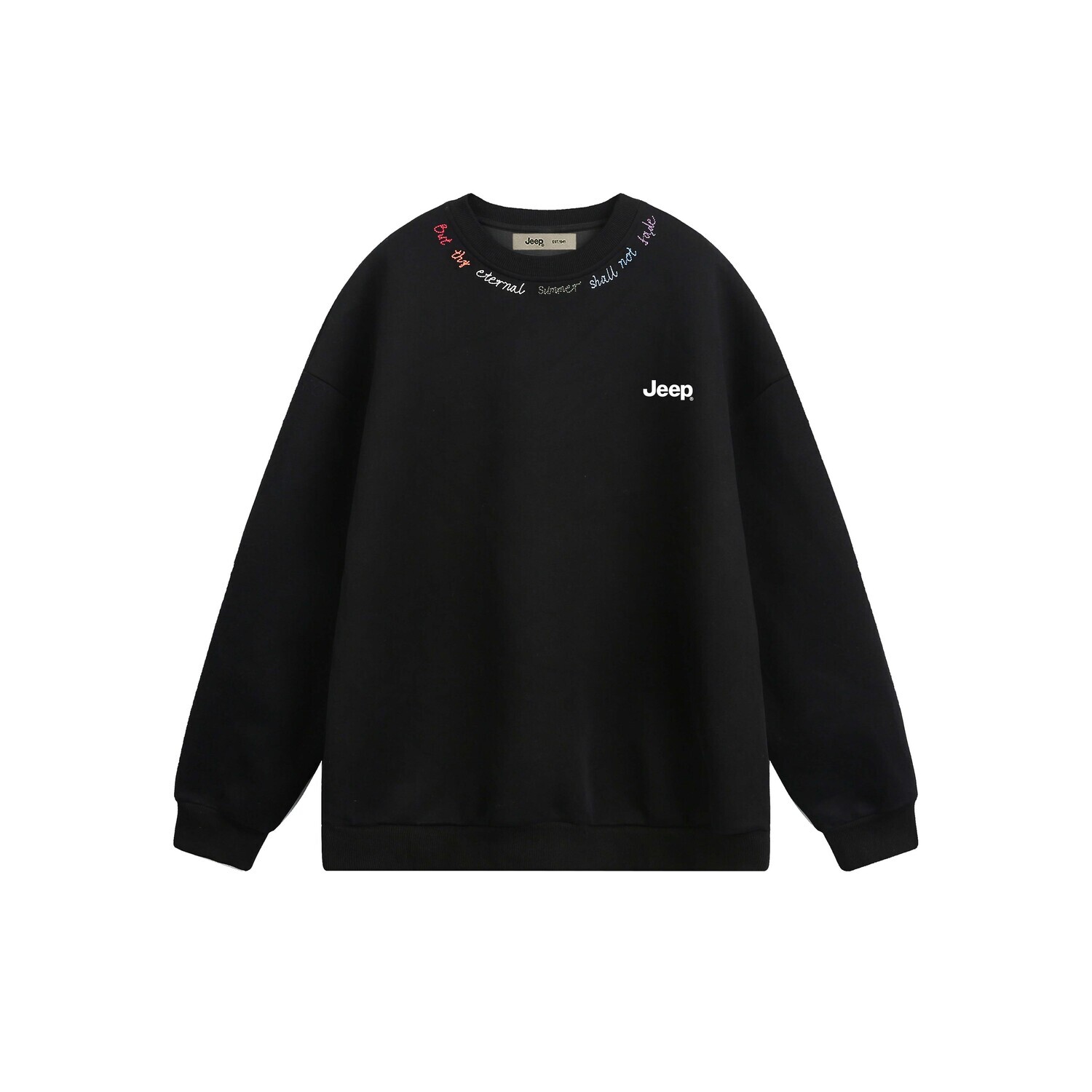 

Свитшот Leisure Collection Unisex Jeep, черный