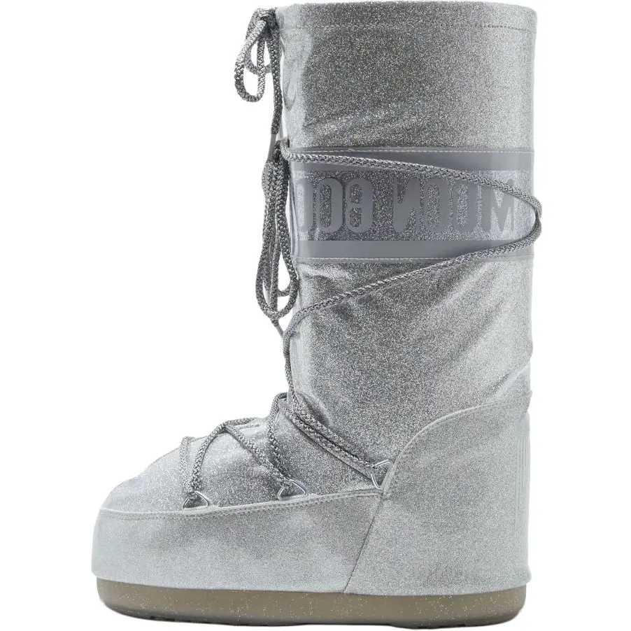 

Moon Boot Высокие зимние ботинки silver детские