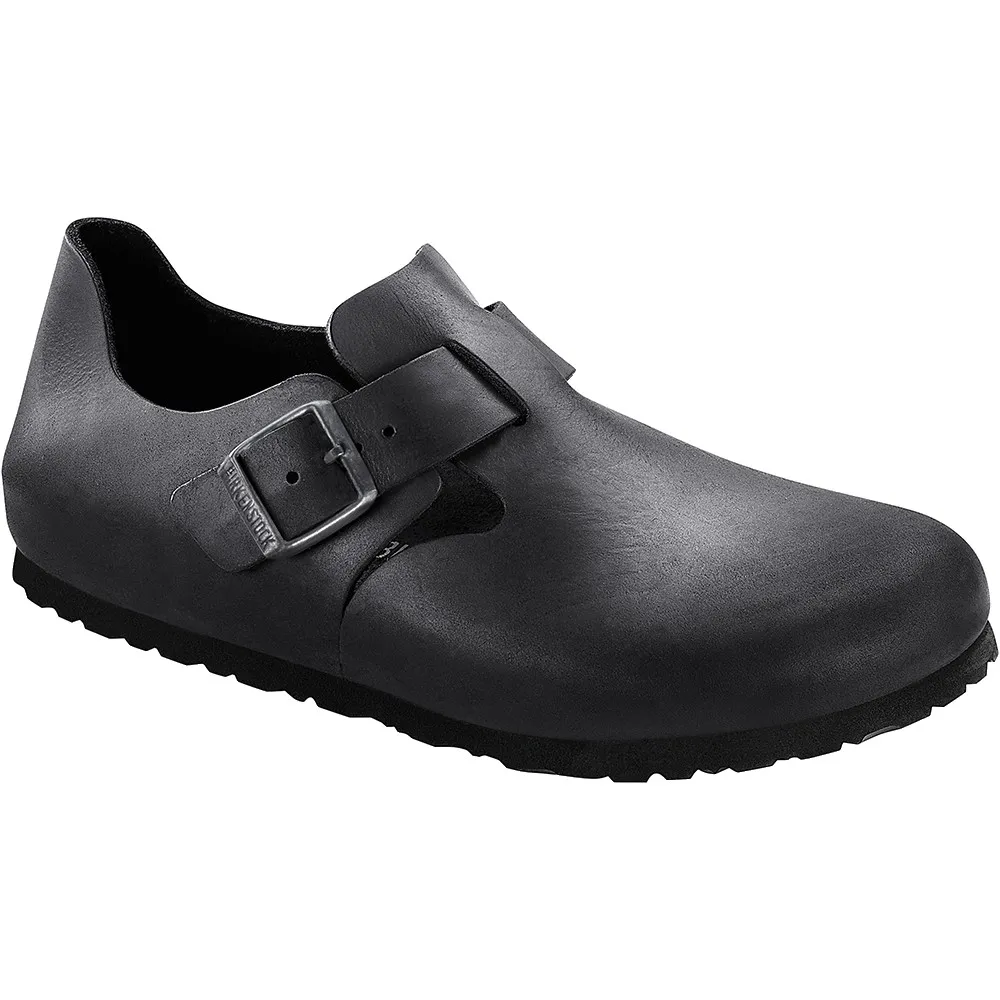 Лоферы Birkenstock London Leoi узкие, черный — фото 2