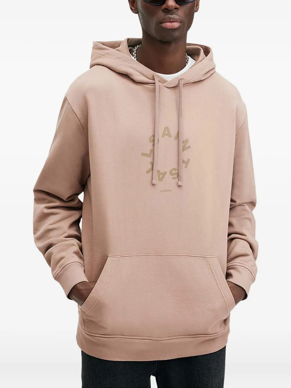 

Худи с принтом логотипа Tierra AllSaints, нейтральный