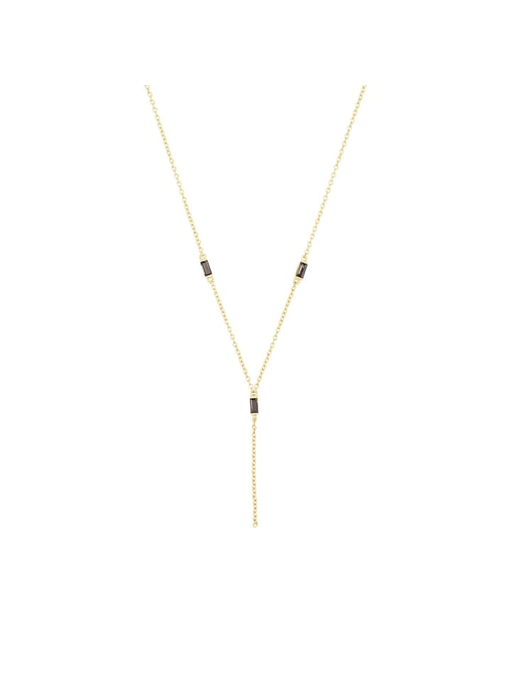 

Amor Ожерелье в форме буквы Y, серебро 925 пробы, покрытое желтым золотом