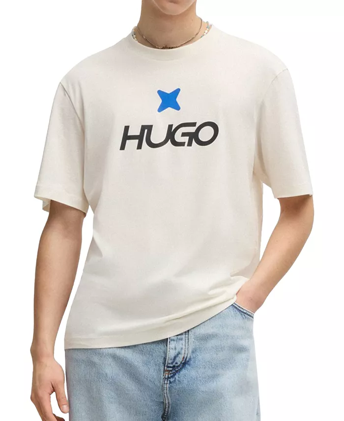 

Мужская футболка с логотипом Graphic Hugo Boss, белый