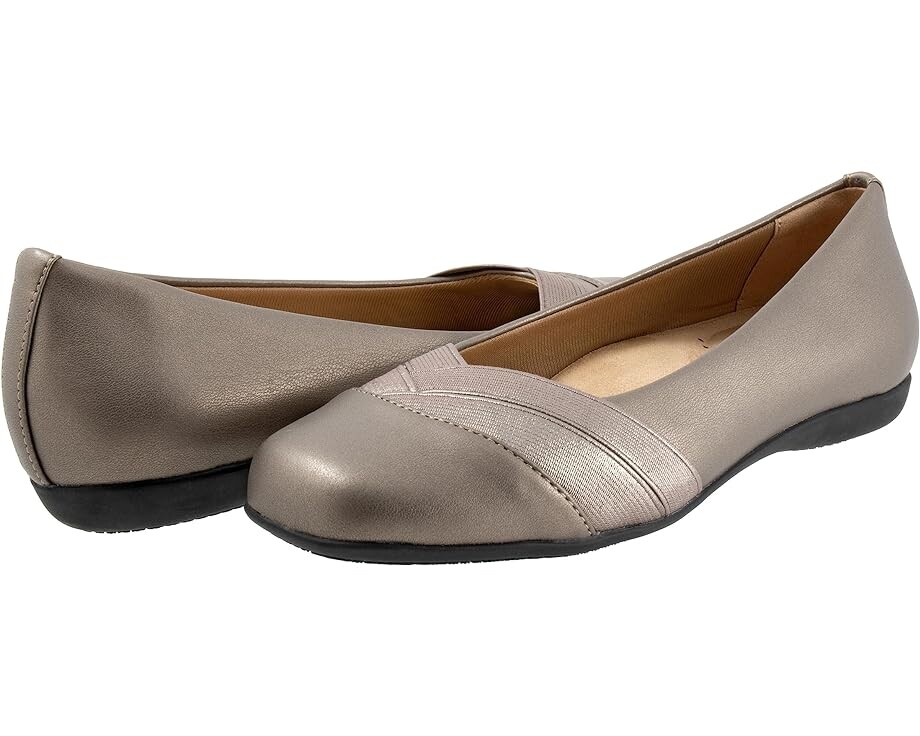 

Туфли на плоской подошве Trotters Stella, цвет Pewter