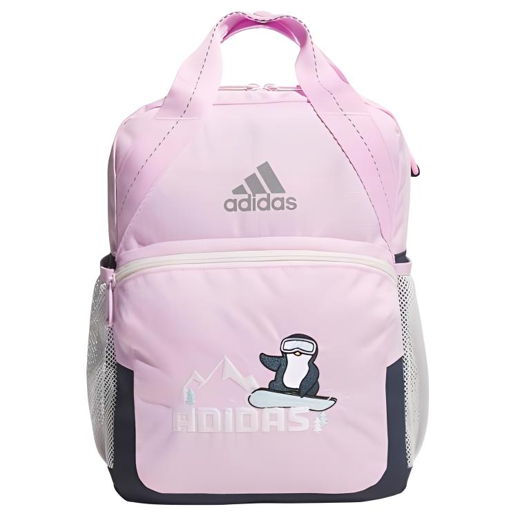 

Рюкзак из переработанных материалов обычный женский розово-черный Adidas