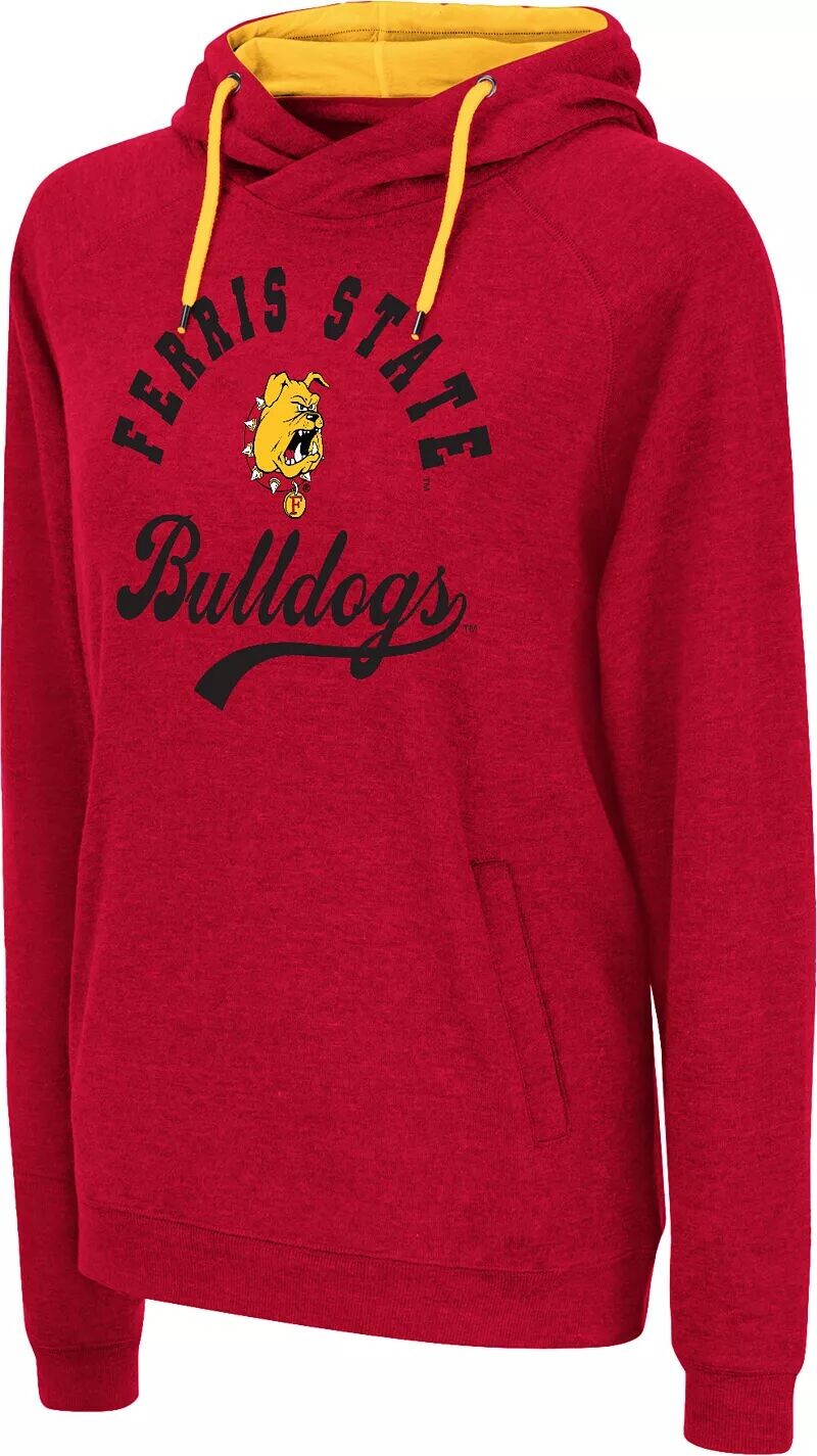 

Colosseum Женская красная толстовка с капюшоном Ferris State Bulldogs