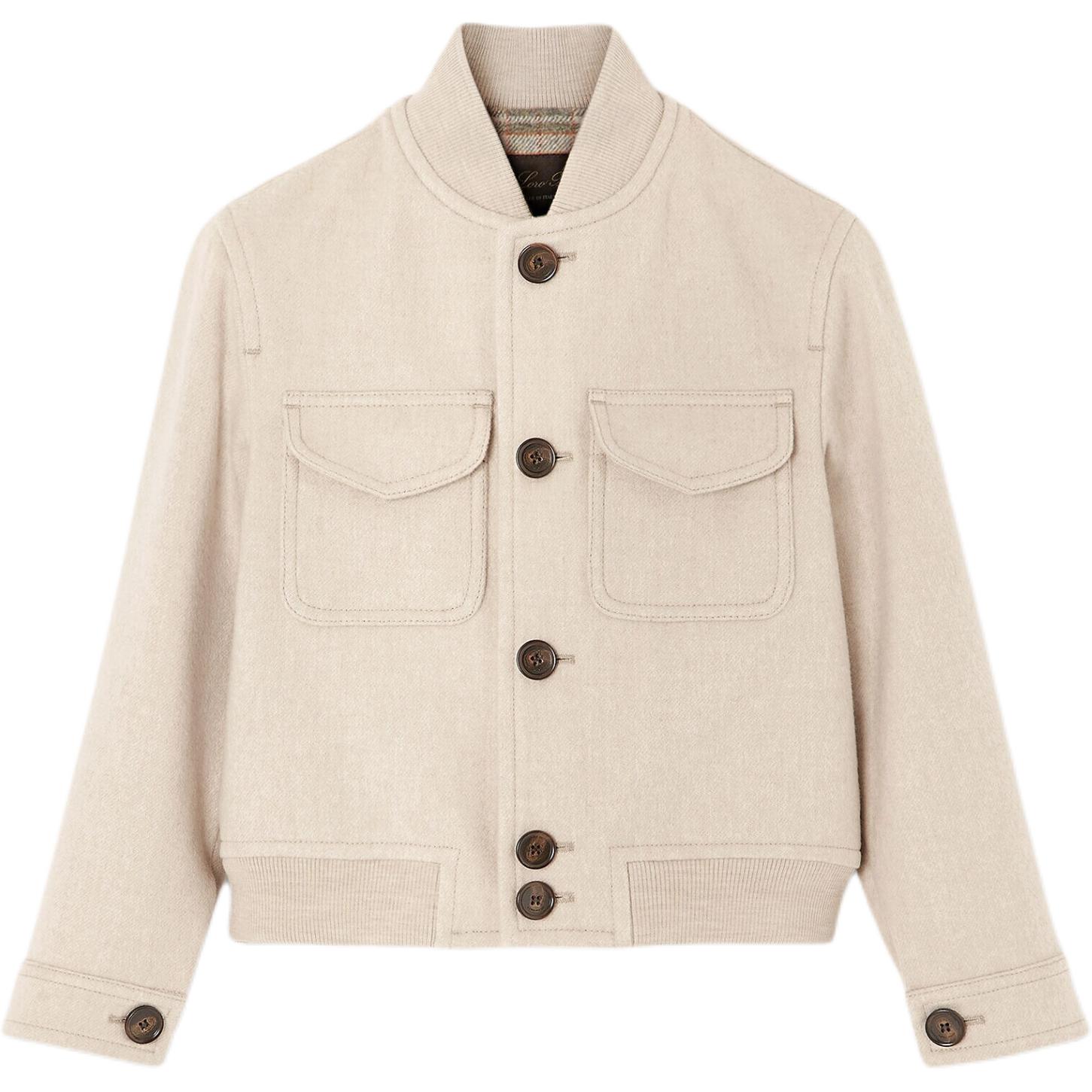 

Куртки и пальто FW25 для детей Loro Piana, natural mixed color