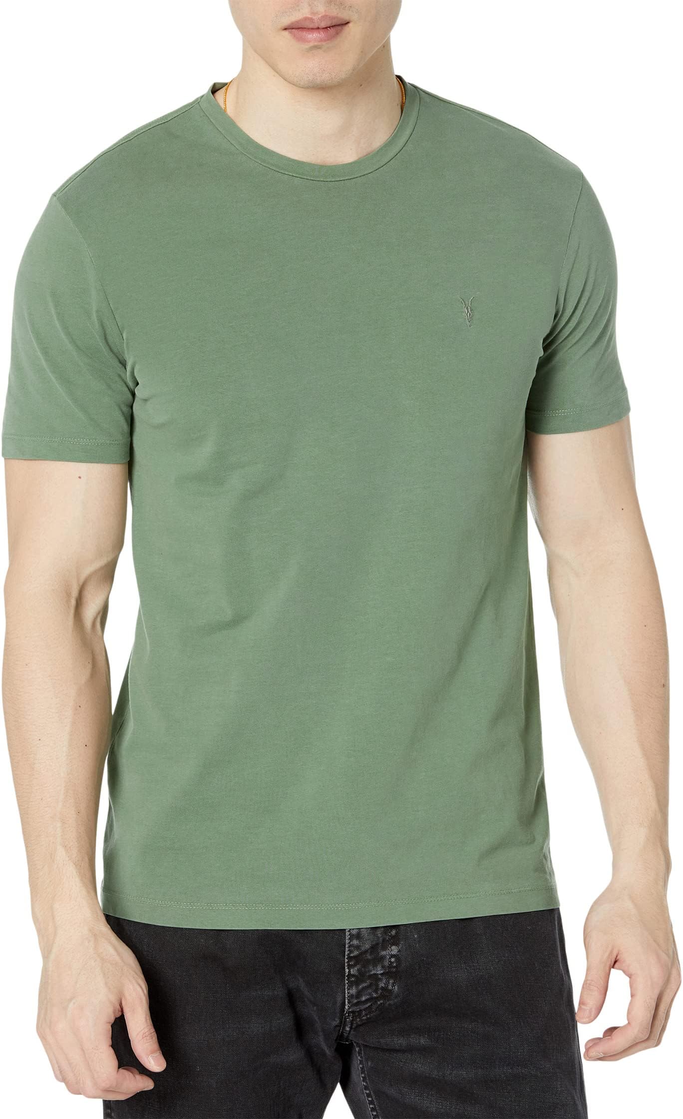 

Футболка AllSaints Ossage Short Sleeve Crew, цвет Sap Green