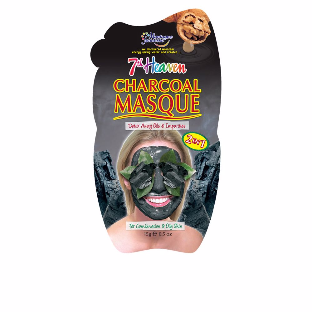 

Маска для лица Mud charcoal mask 7th heaven, 15 г