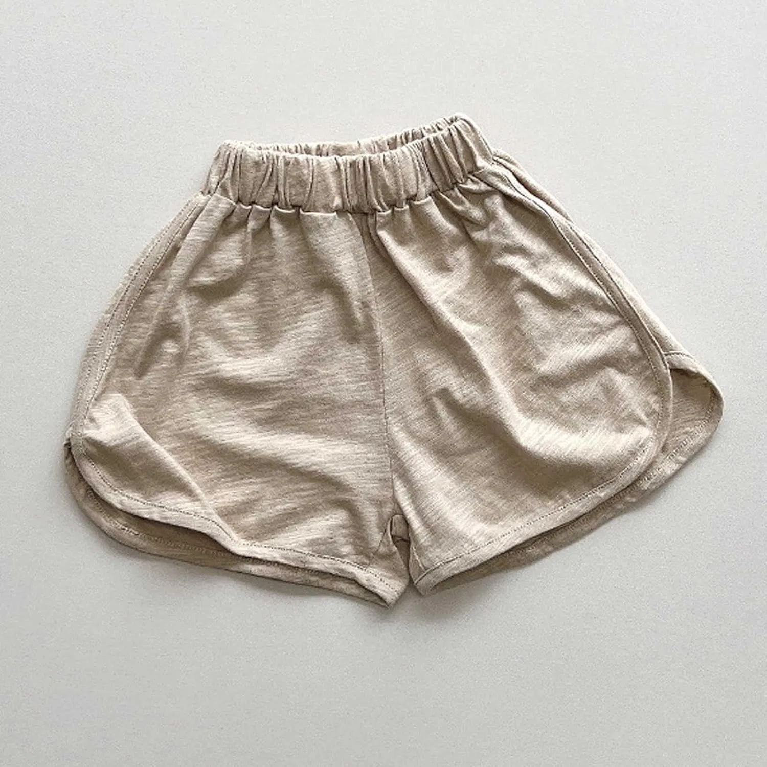 Шорты хлопковые для мальчиков и девочек, цвет Khaki — фото 2