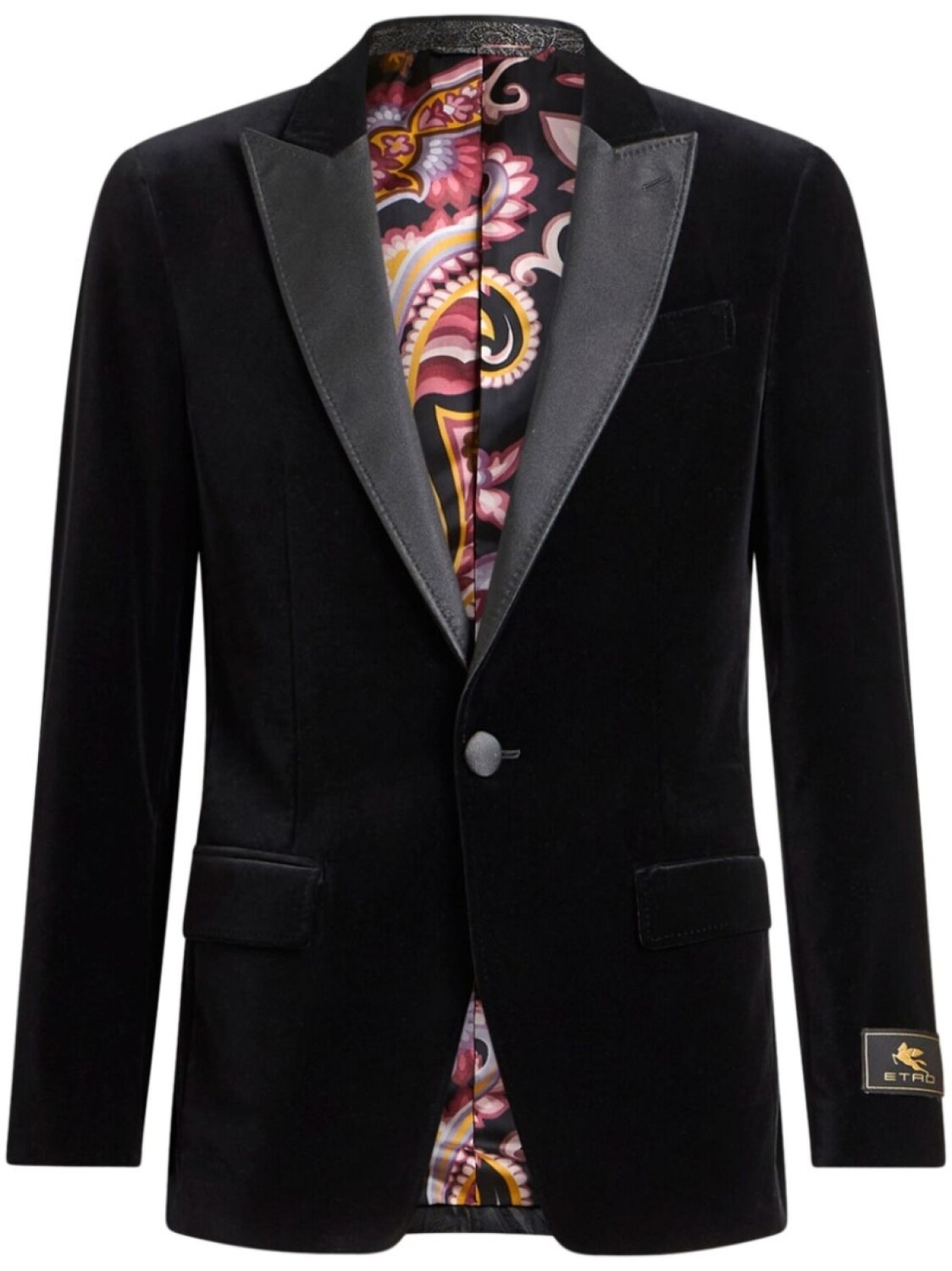 

Бархатный пиджак ETRO, черный