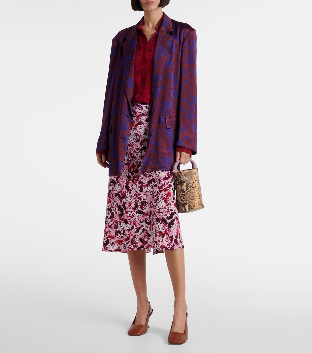 Кожаные туфли с открытой пяткой Dries Van Noten, желто-коричневый — фото 3