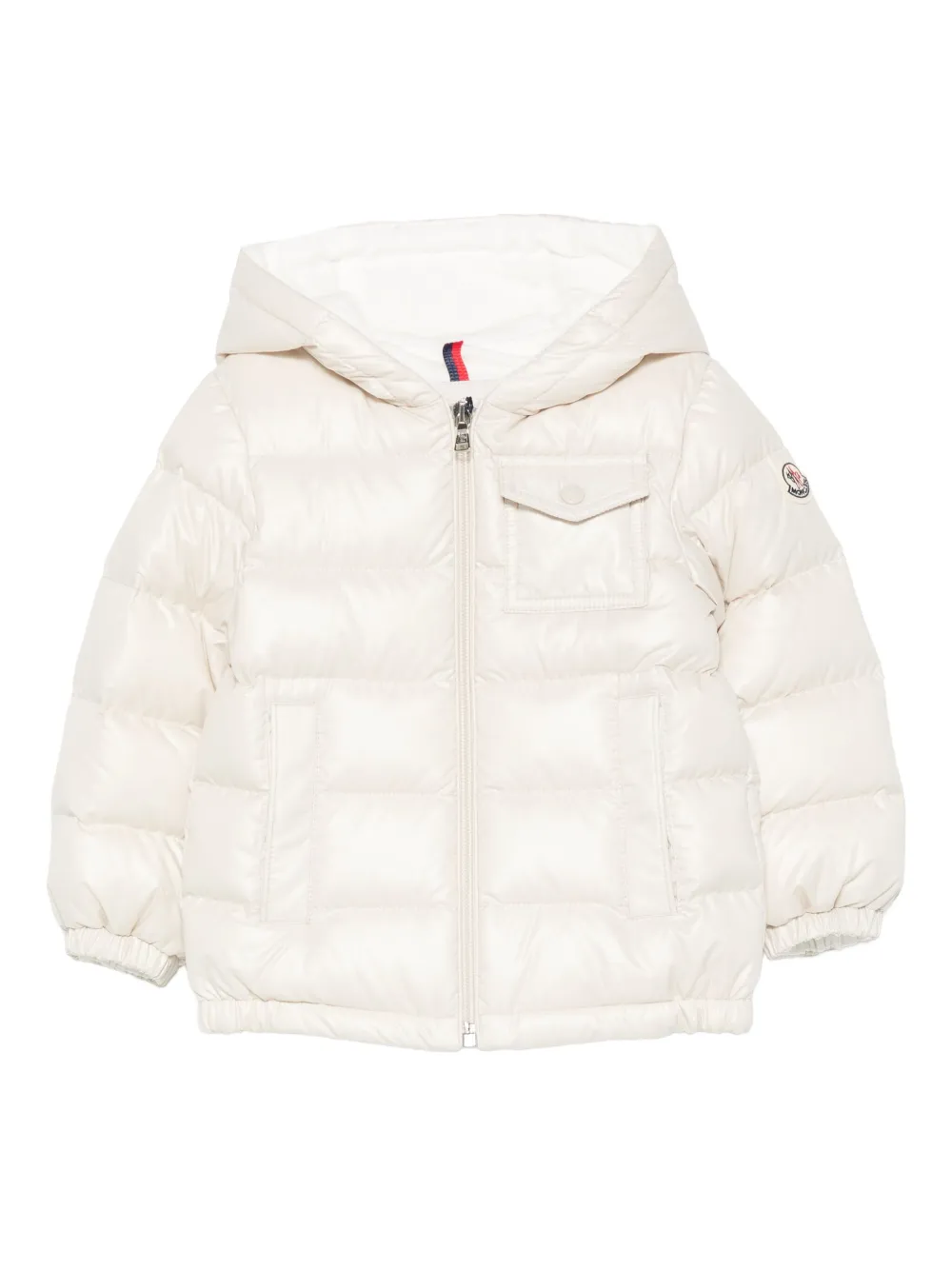 

Стеганая куртка с капюшоном Moncler Enfant, нейтральный