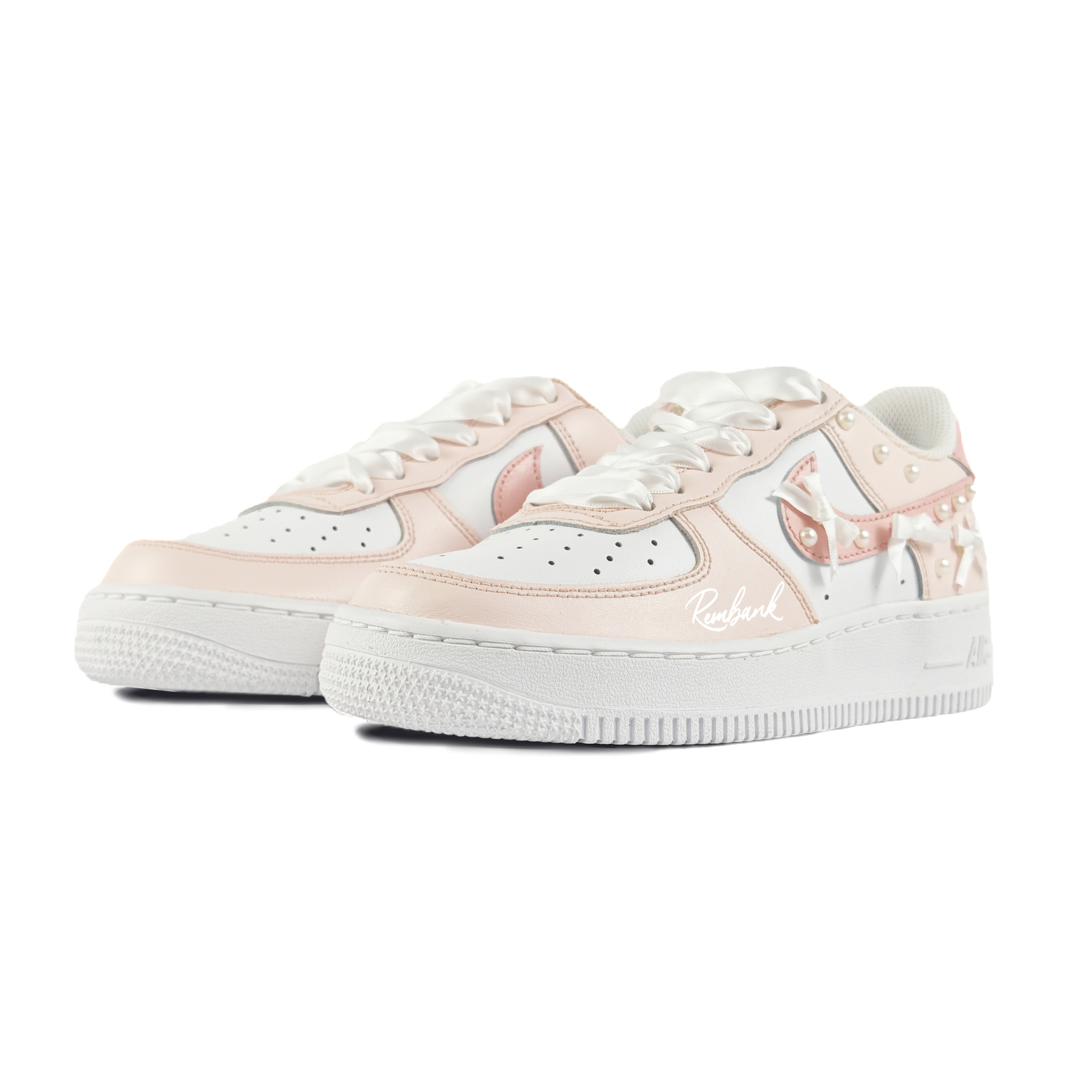 Детские скейтерские кроссовки Air Force 1 для школьников Nike, белый — фото 4