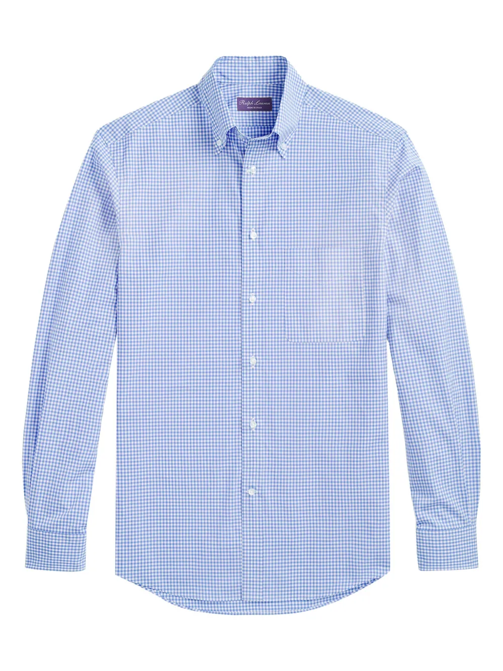 

Клетчатая рубашка Ralph Lauren Purple Label, синий