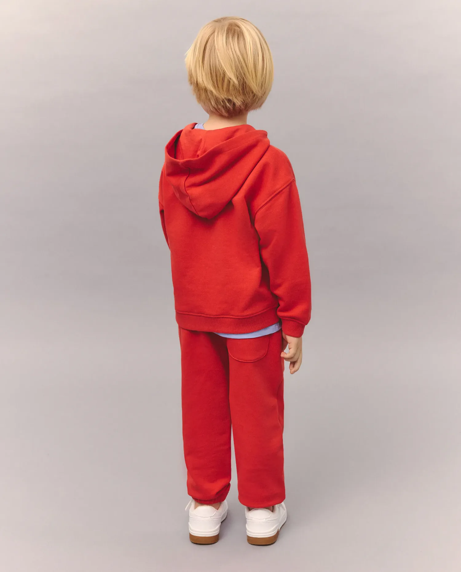 Открытая детская толстовка с капюшоном Kids El Corte Inglés, красный — фото 3