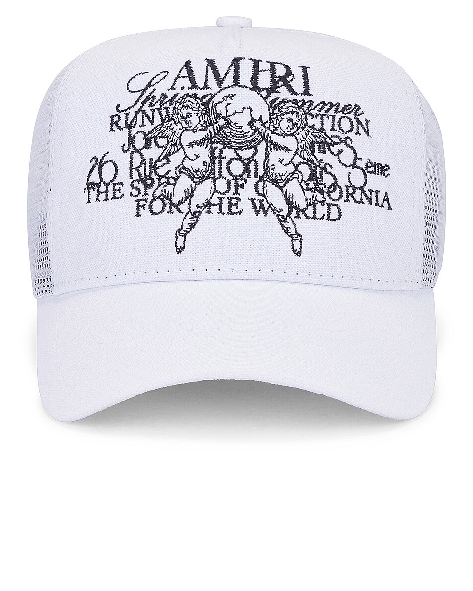 

Кепка мужская Cherub Trucker Hat Amiri, белый