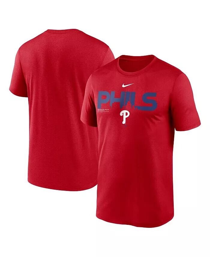 

Мужская красная футболка Philadelphia Phillies My Town Legend Nike