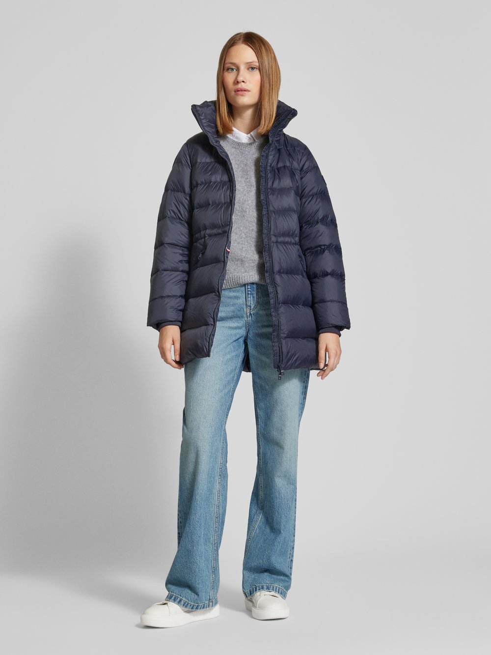

Стеганое пальто с нашивкой-лейблом Tommy Hilfiger