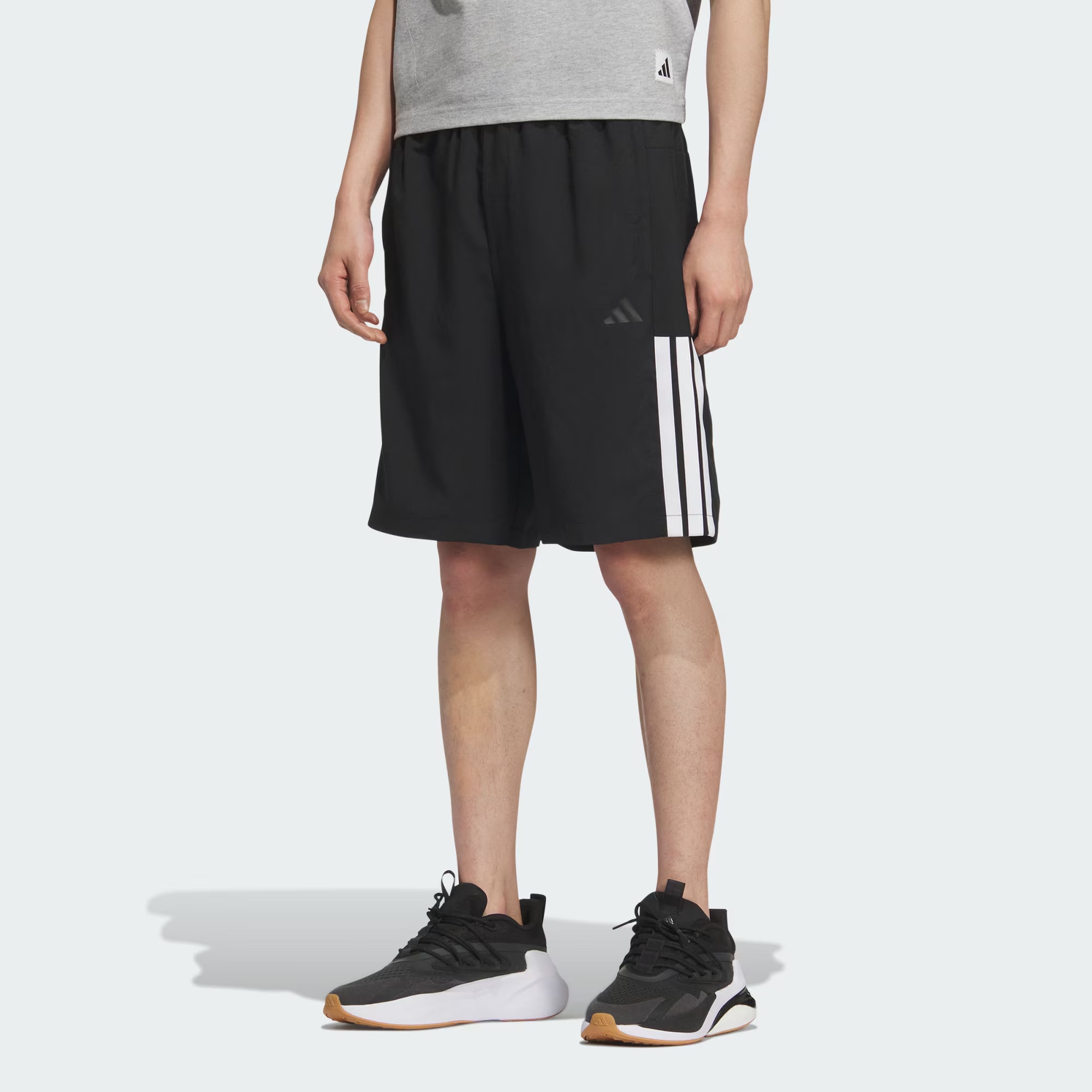 Основные шорты ss25 woven повседневные шорты men's Adidas, черный — фото 3