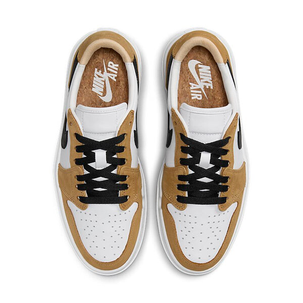 Кроссовки (WMNS) Air Jordan 1 Elevate Low 'Rookie of the Year', желтый — фото 3