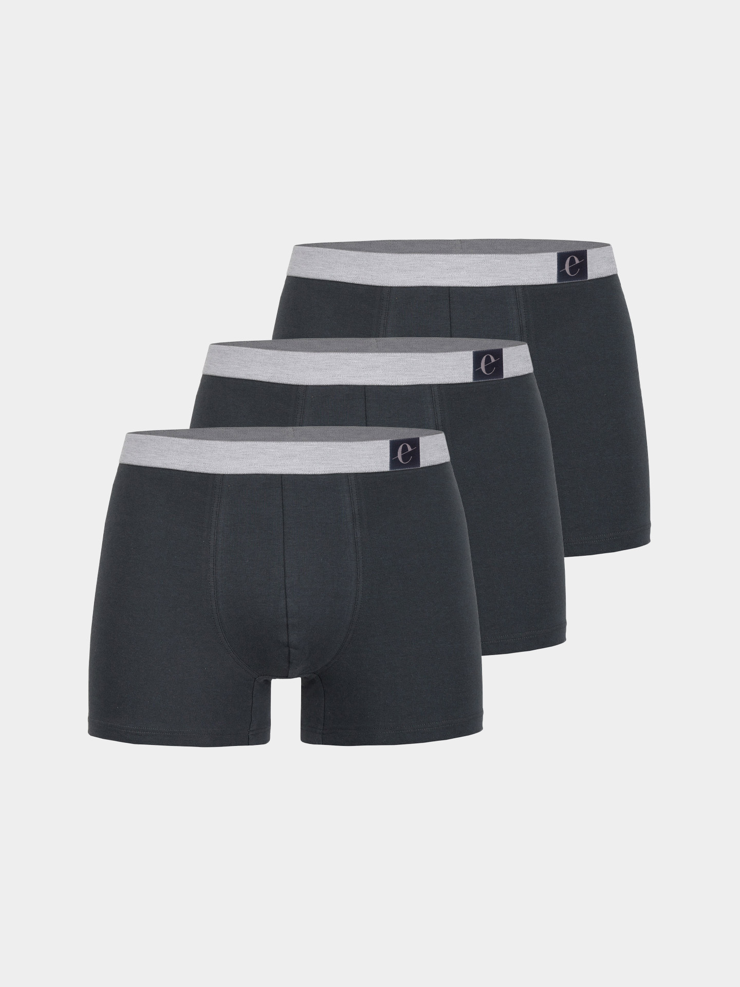 

Боксеры Erlich Textil Boxer eng im 3 шт, графитовый