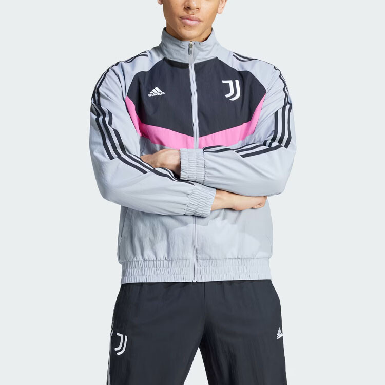 Куртка Ювентус Мужская Halo Silver Adidas, цвет Halo silver — фото 2