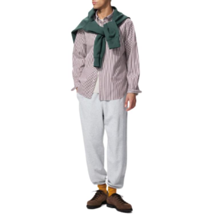 

Повседневные брюки мужские серые UNIQLO, серый