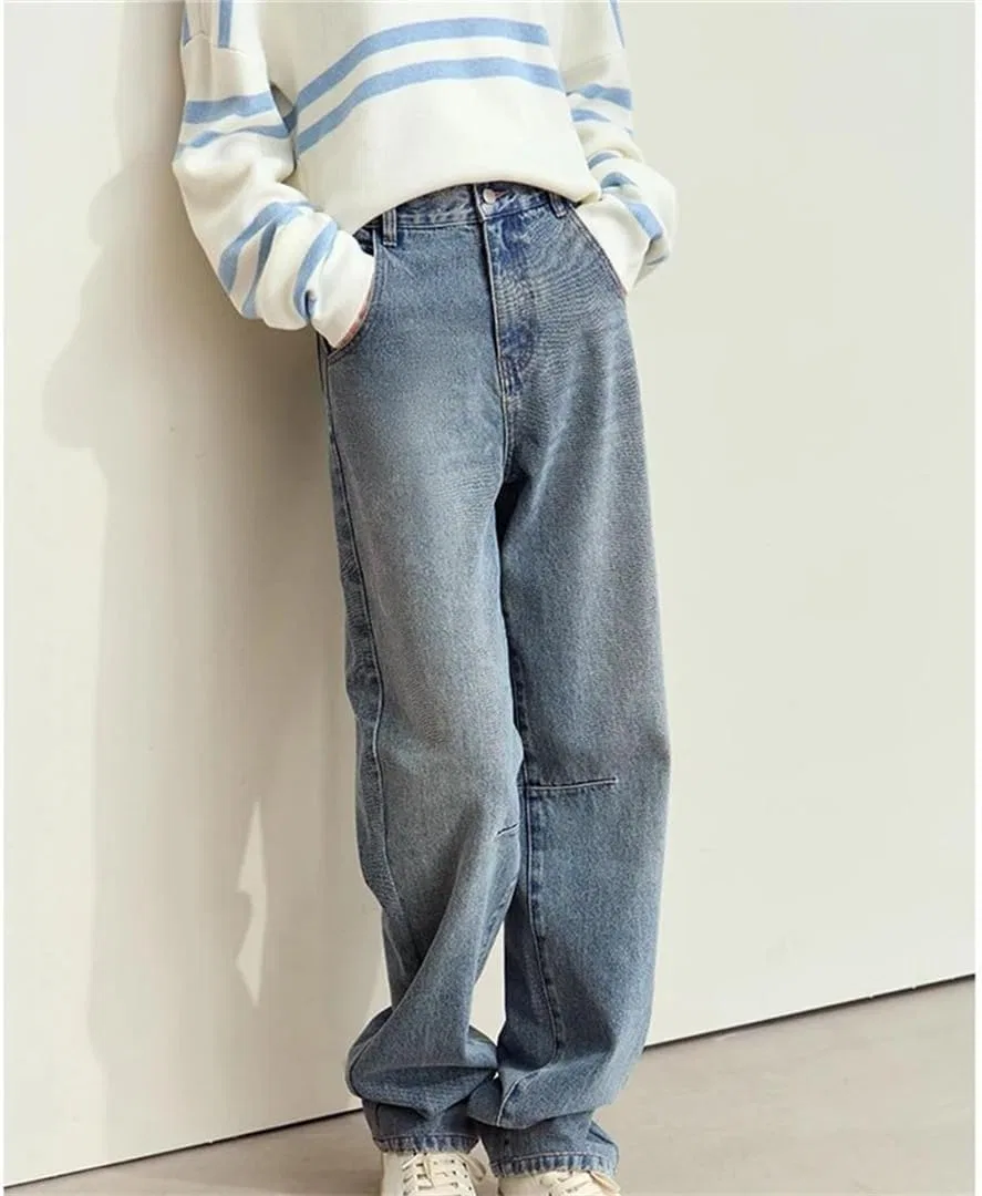 Джинсы свободные, Vintage, Denim Blue — фото 2