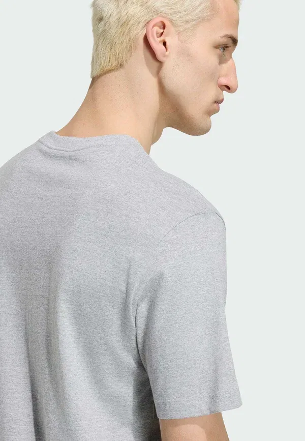 Футболка Adidas Originals Loo31 basic t-shirt, средне-серый меланж — фото 4