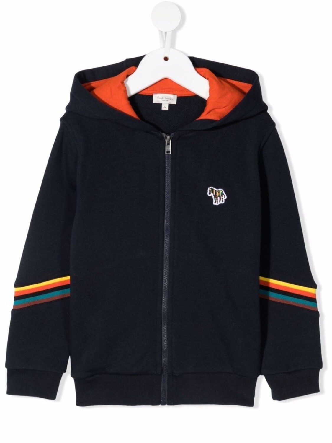 

Худи на молнии с логотипом Paul Smith Junior, синий