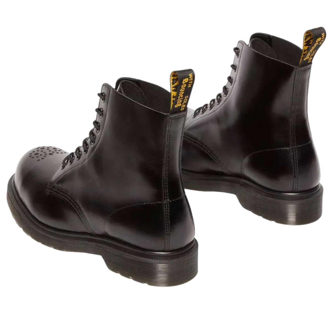 Ботинки Dr. Martens 1460 из аналиновой кожи со стальным носком, черные — фото 3