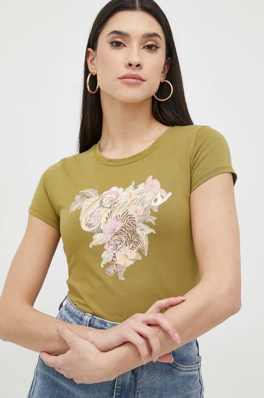 

Футболка Guess, зеленый