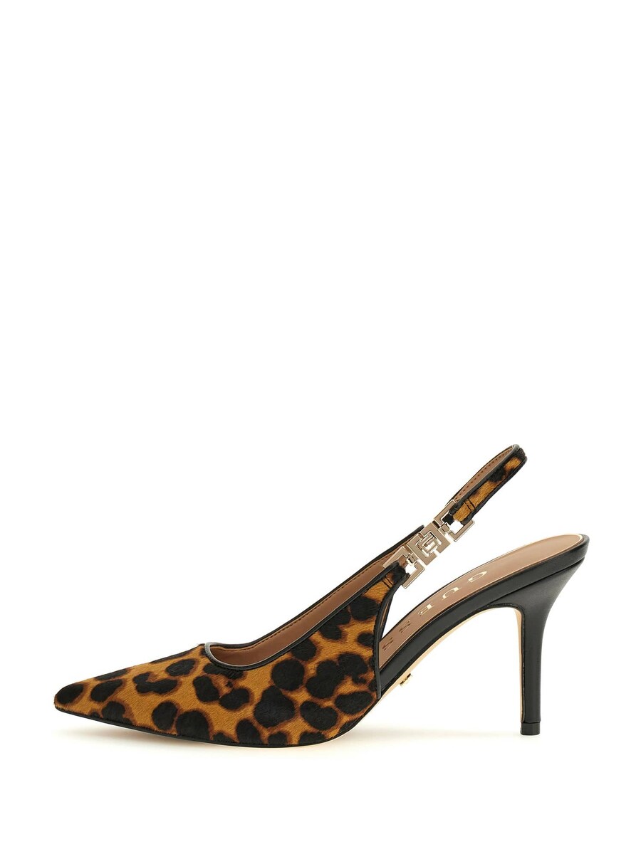 Туфли-лодочки с открытой пяткой GUESS Nassha, карамельный
