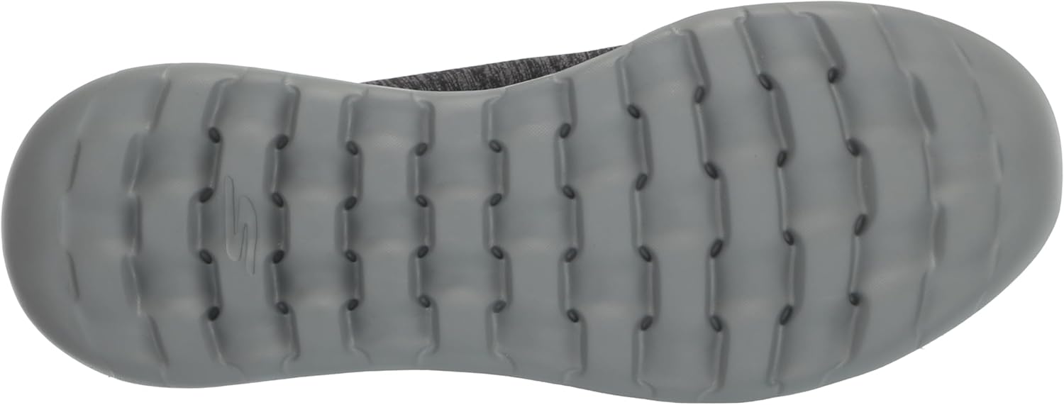 Мужские слипоны Skechers Go Walk Max Free Hands, черный/угольный — фото 4