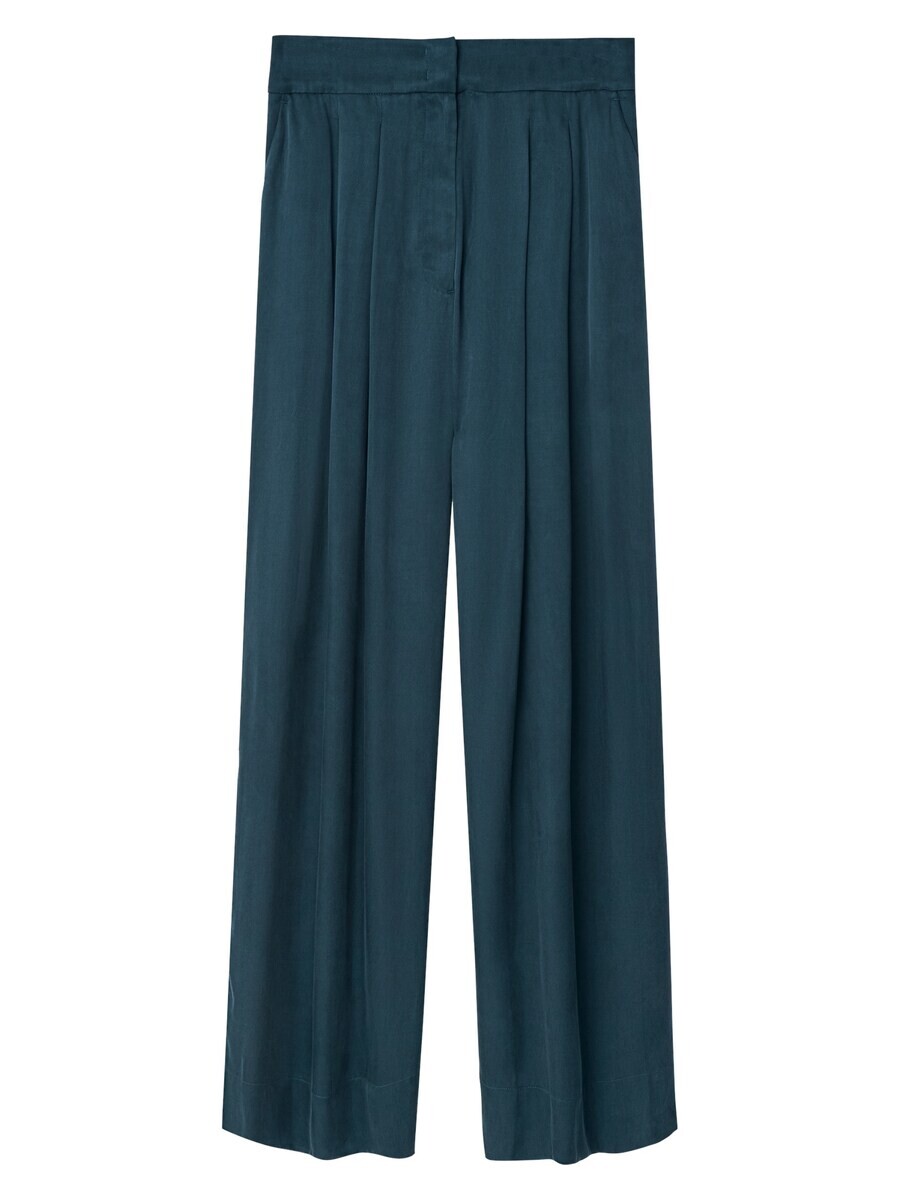 

Брюки Adolfo Dominguez Loose fit Pleated Pants, цвет petrol