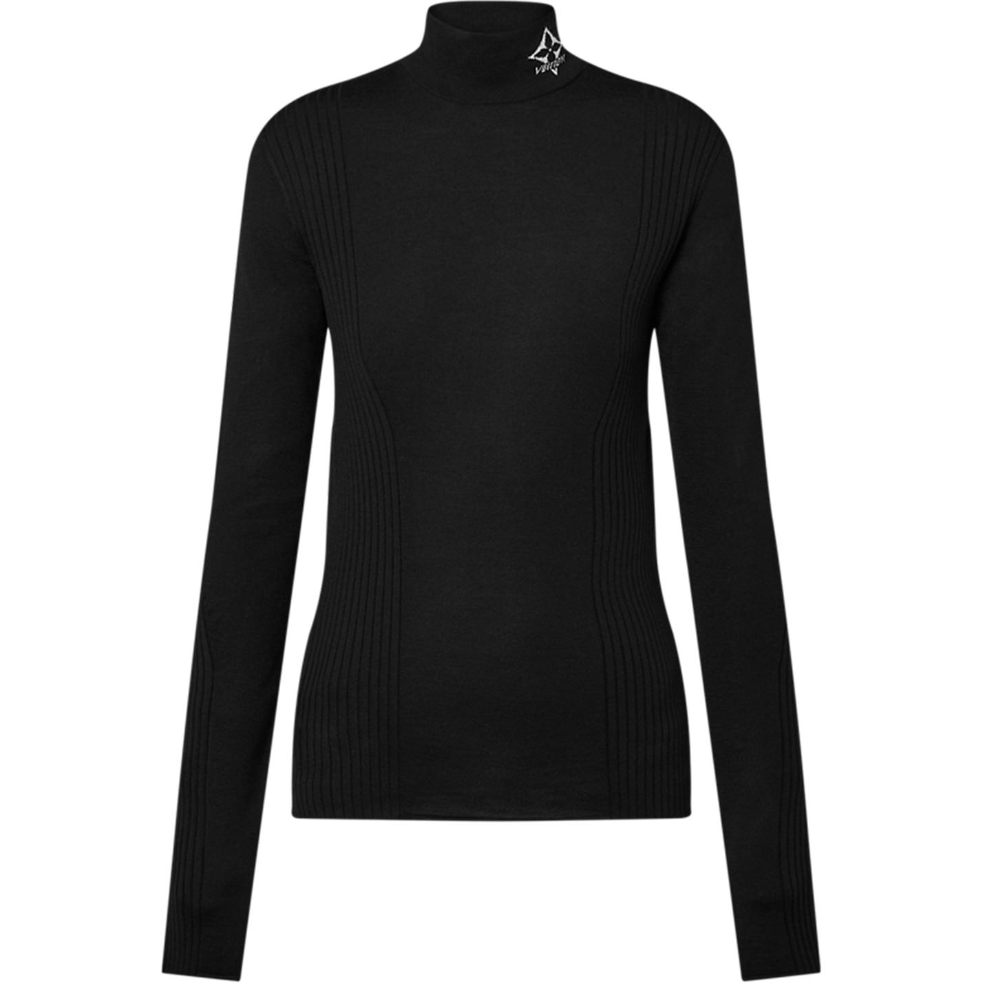 

LOUIS VUITTON Женский свитер SKI Skiing Series FW24, черный