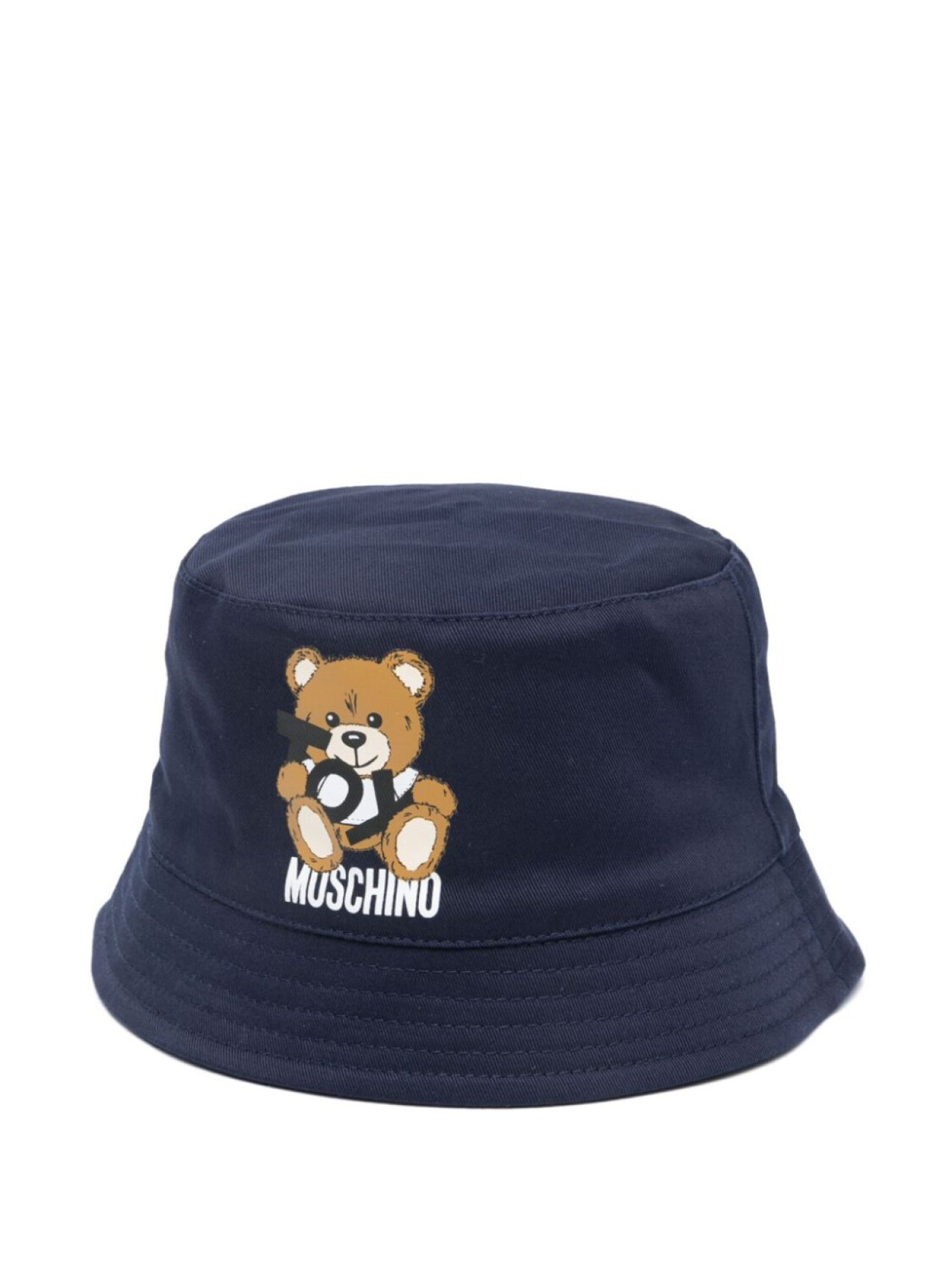 

Moschino Kids панама с принтом Teddy Bear, синий