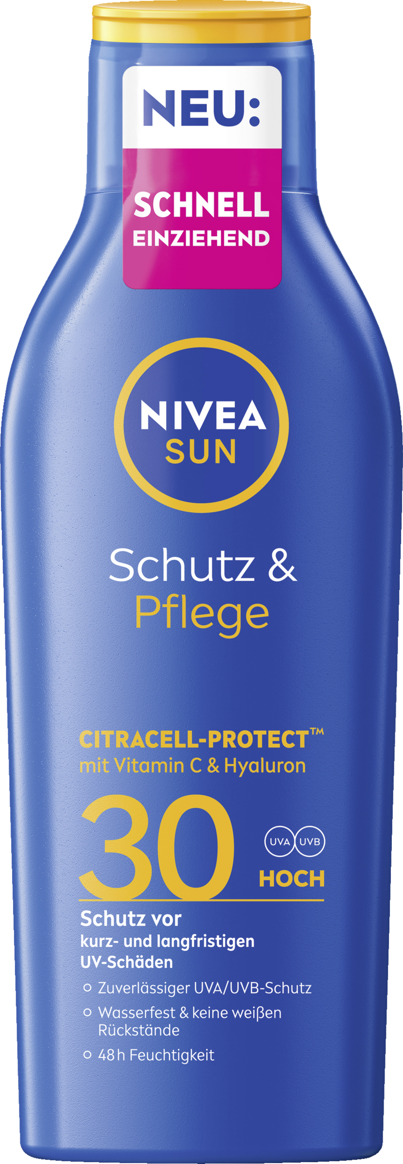 

Солнцезащитный крем NIVEA SUN Schutz & Pflege Citracell-Protect Sonnenlotion LSF30