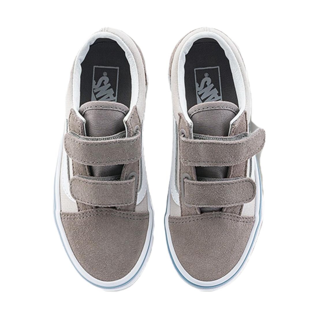 Кроссовки Vans Old Skool Kids Skateboarding Shoes Kids Low-top Gray, серый — фото 4