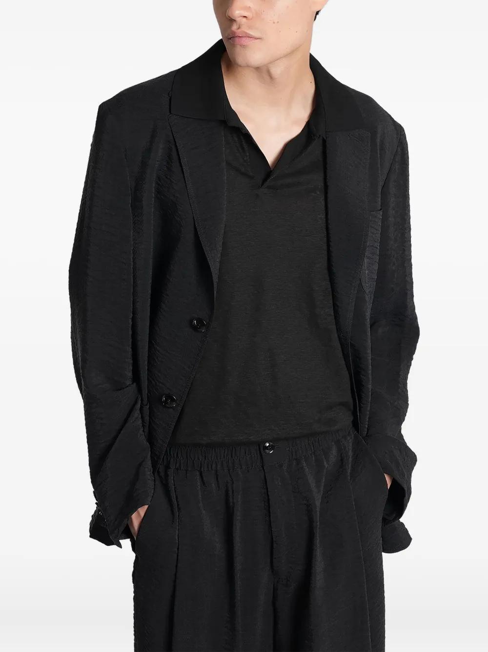 

Футболка с короткими рукавами Giorgio Armani, черный