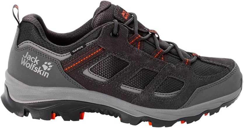 Мужские походные кроссовки Jack Wolfskin Vojo 3 Texapore Low M, оранжевый/серый — фото 2
