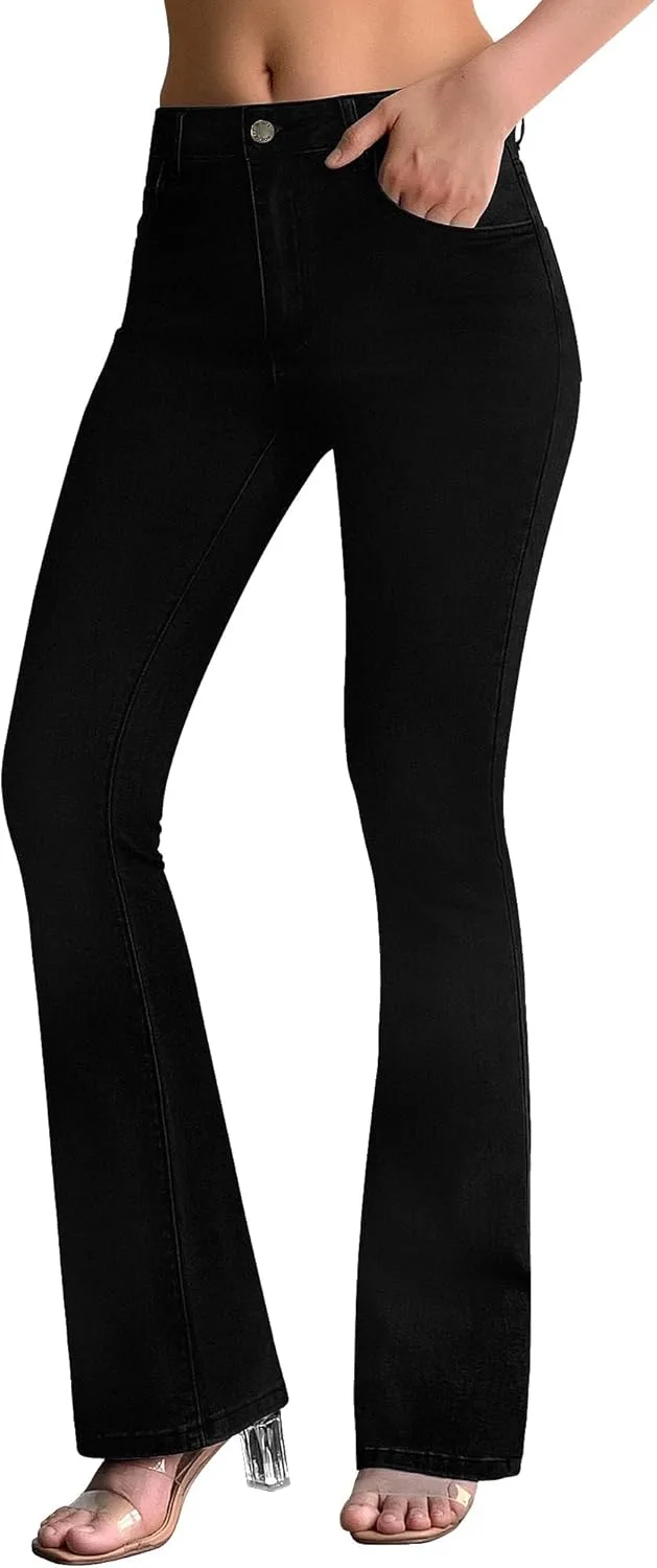 

Roswear Женские джинсы-клеш Mid Rise Bootcut Curvy