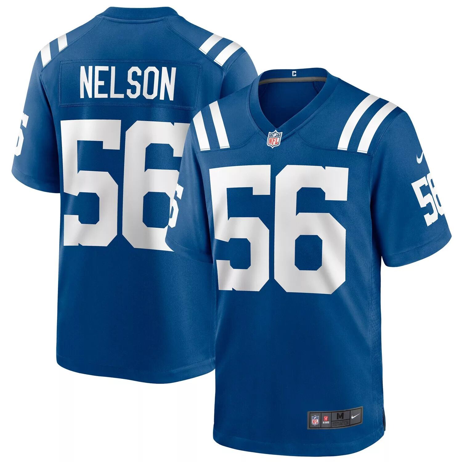 Мужское джерси Quenton Nelson Royal Indianapolis Colts Player Game Nike — фото 3