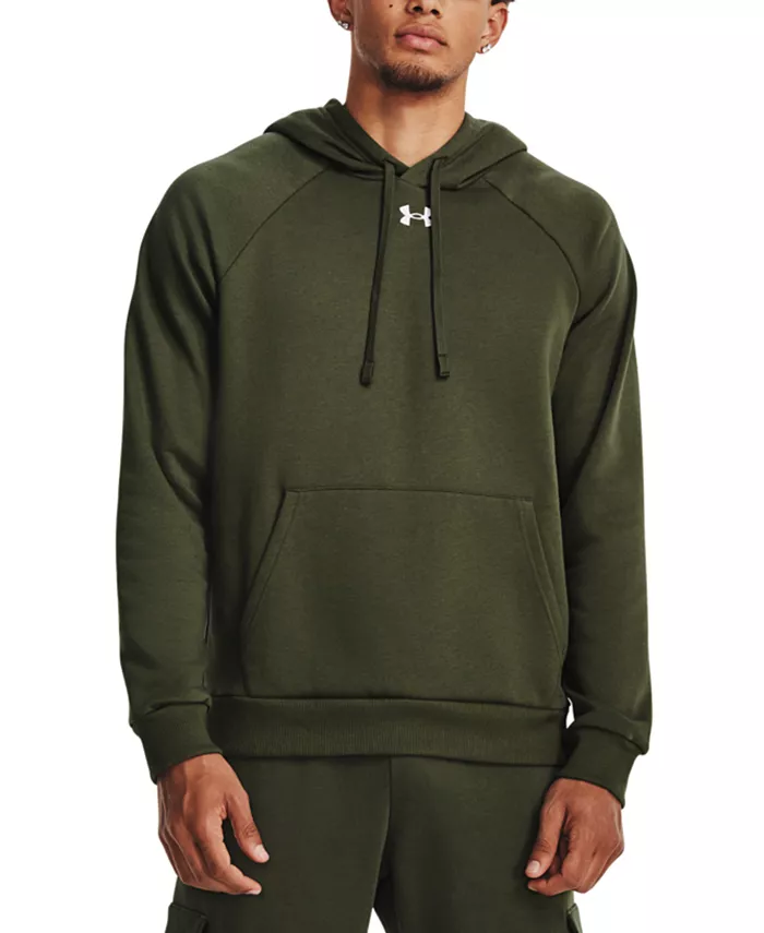 

Мужская флисовая толстовка с логотипом Rival Under Armour, зеленый